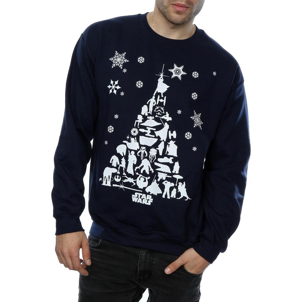 Star Wars Mens Christmas Tree Sweatshirt