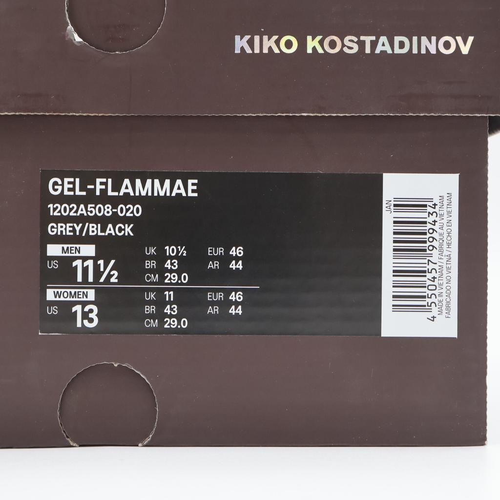 1202A508-020 Kiko Kostadinov Asics Gel-Flammae Серый Черный (Мужской)