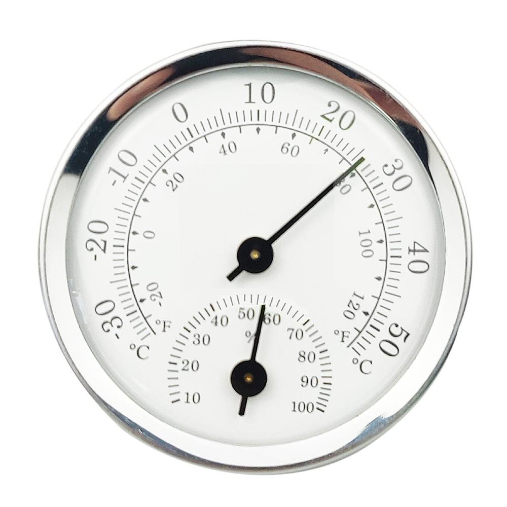 Мини термогигрометр аналоговый комнатный гигрометр измеритель температуры и влажности без батареек диаметр