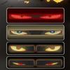 Truck Devil Eye LED Matrix Pixel Panel Remote Control Soft Foldable Lighting Animation Display Light Windshield Decor Sign Board