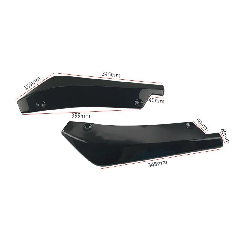 Car Bumper Front and Rear Lip Universal Spoilercorn Diffuser Splitter Carbon Fiber Fender Scratch Protector Side Skirt Extension