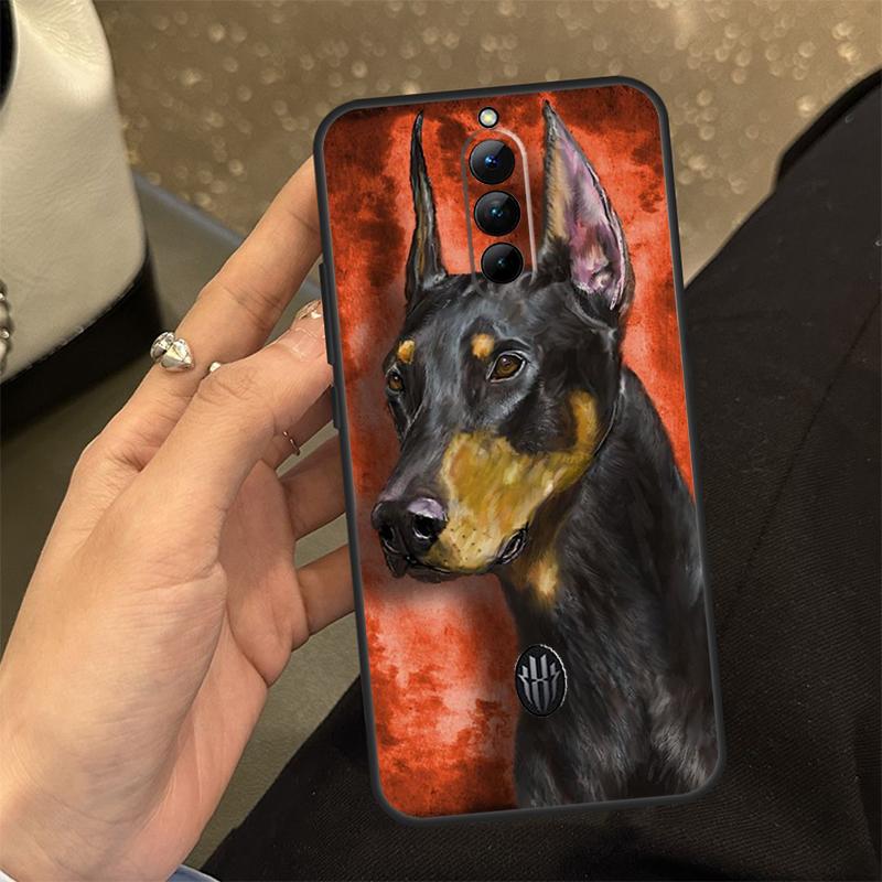 Чехол для телефона ZTE Nubia RedMagic 6 7 6S 7S Pro 6R RedMagic 10 Air 9 8 8S 9S 10S 11 Pro Plus с изображением таксы и добермана