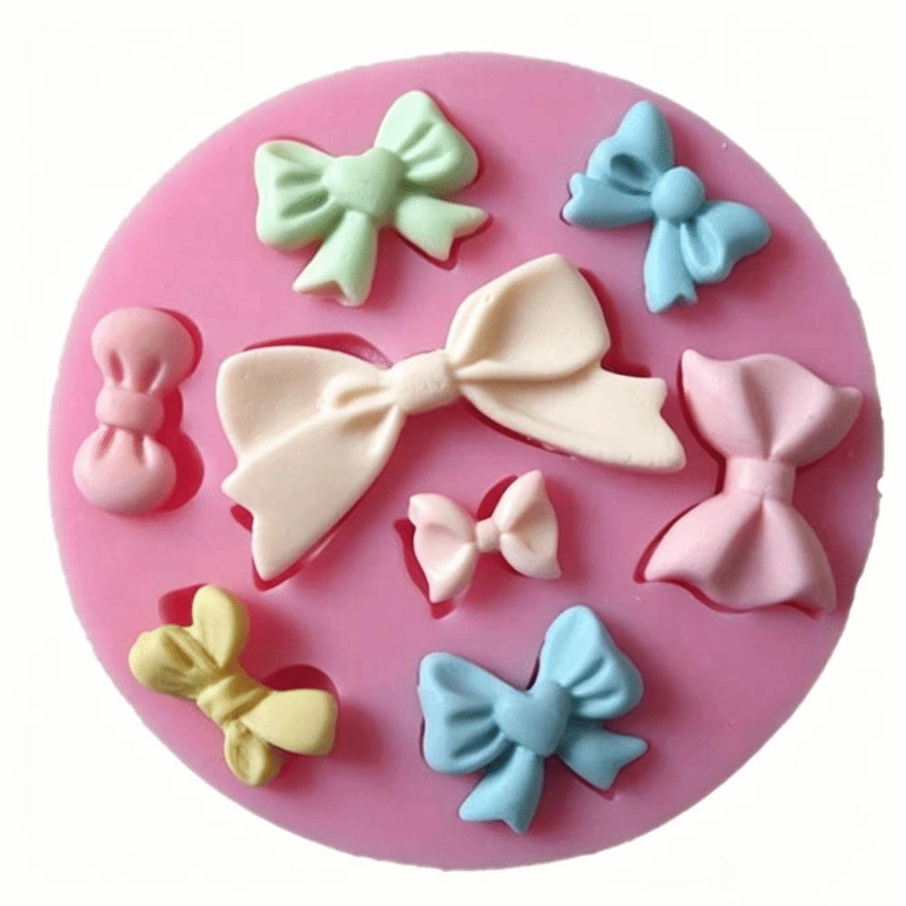 Small Bow Shape Bowknot Silicone Mold 3D Shape DIY Baking Tool Fondant Cake Mold DIY Craft