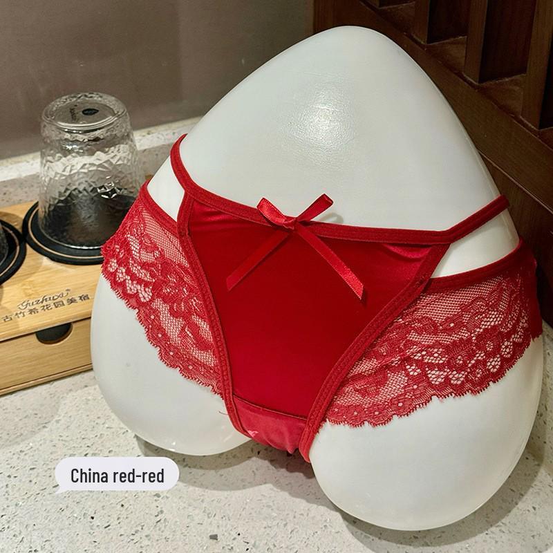 Эфемерная Лоза Снов - Женские Атласные Кружевные Трусики Французского Стиля с Высоким Разрезом и Низкой Посадкой 2025