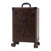 Universal Brake Wheel Trolley: Multi-Layer Large Nail & Tattoo Storage Makeup Box