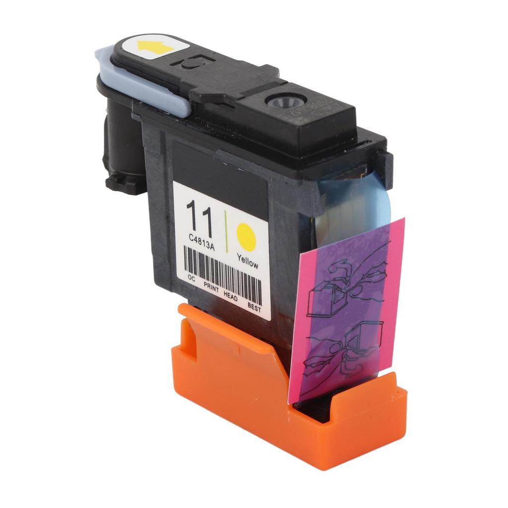 Printer Printhead Yellow Color Durable ABS Colorfast Rustproof Printhead for HP Designjet 100 110