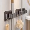 No Drill Hooks Adhesive Wall Hanging Mop Rack Broom Hanger Hook Kitchen Bathroom Organization Home Organizer Accessories