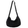 Solid Nylon Totes Bag Versatile Large Capacity Overlarge Drawsting Bag Light Weight Casual Women's Commutting