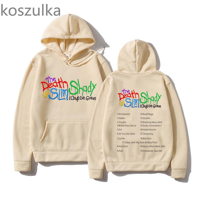 Eminem Houdini Tobey Hoodie The Death Of Slim Shady Fans Harajuku Pullover Tops Sweatshirt Autumn Wint Unisex Fashion Streetwear