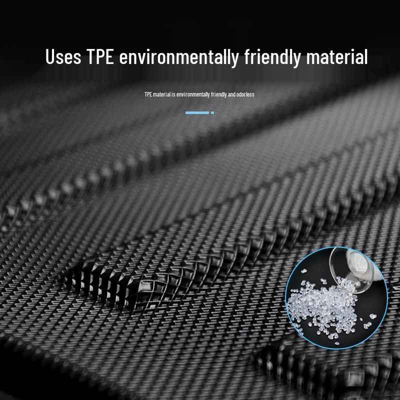 Специальные комплекты кузовных деталей из ТПВ с текстурой под карбон для автомобиля с 360-градусными напольными, багажными и ковриками на спинки из ТПЭ