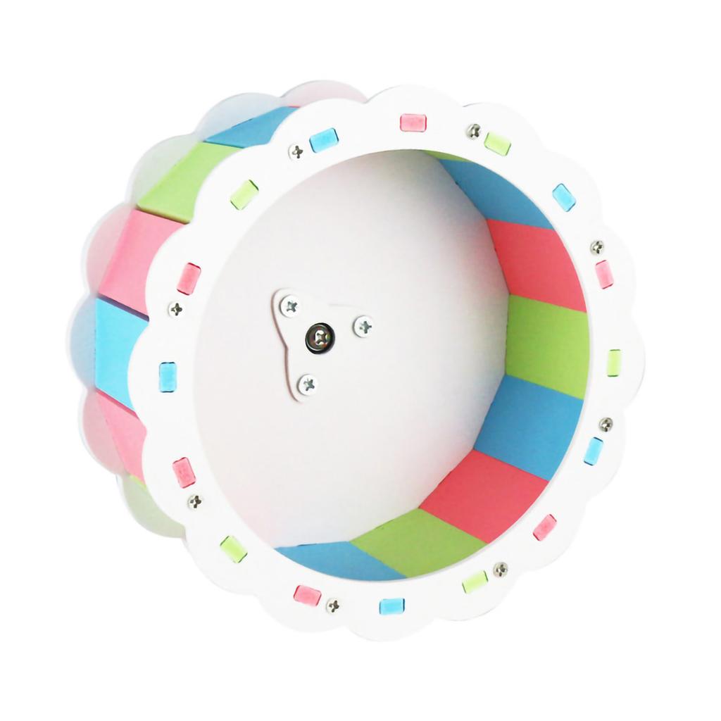 Колесо для хомяка, бесшумное, в форме подсолнуха, ПВХ, сборка, беговое колесо для домашних животных, для занятий спортом с хомяками