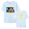 Футболка Zara Larsson Midnight Sun Tour 2026 с коротким рукавом, унисекс, летняя, из хлопка, повседневная, с принтом, для женщин/мужчин