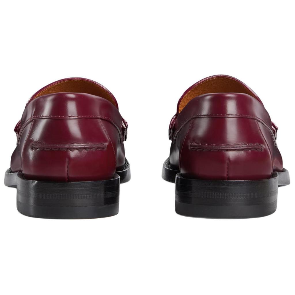 Gucci Кожаные лоферы Double G Женские Красные 816333 17X00 6207