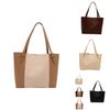 Stylish Retro Minimalist Pu Tote Bag For Women With Spacious Design For Everyday Use