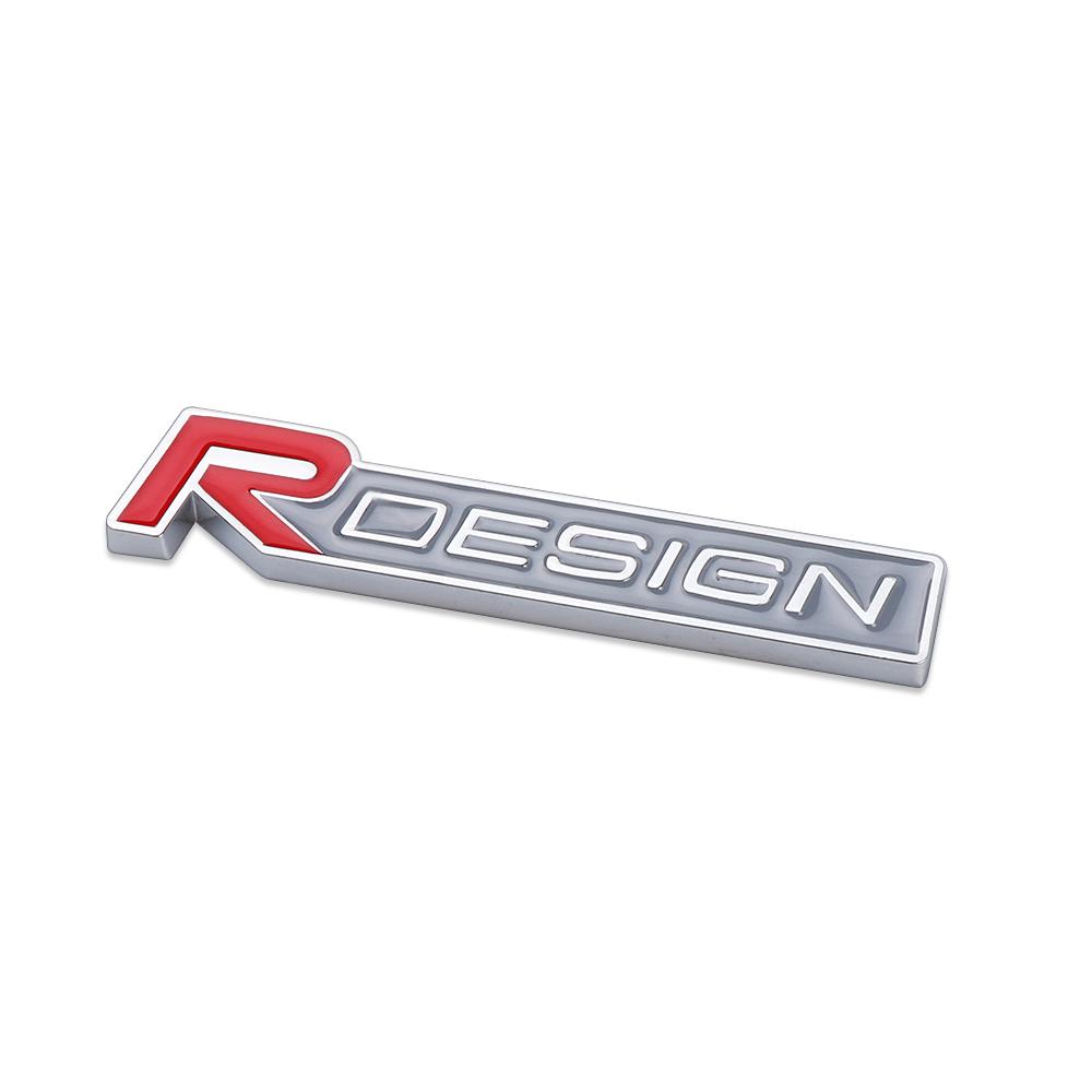 3D Металлическая эмблема R Design Наклейка на решетку радиатора автомобиля Для Volvo Rdesign V40 V50 S40 S80 XC60 S90 XC90 S60 XC40 V90 Аксессуары