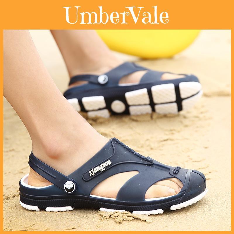 Versatile Mens Flip Flops Sandals Rubber Casual Men Shoes Summer Fashion Beach Slippers