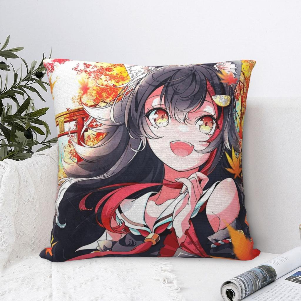 Pillow Cover Anime Ookami Mio Japan Graphic Cushion Cover Cute Funny Pillow Case For Chair Sofa Home Decoration Pillowcases