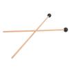 2PCS Glockenspiel Mallet Rubber and Solid Wood 16.5 Inch Long Tongue Drum Mallet