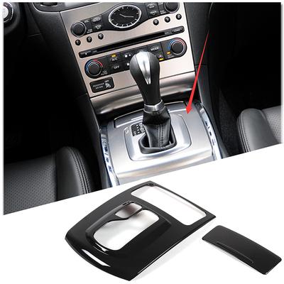 Для Infiniti G25 G37 2007-2013 ABS Черный Крышка Панели Переключения Центральной Консоли Автомобиля Декоративная Наклейка Аксессуары для Интерьера Автомобиля
