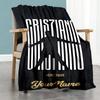 Juventus Personalized Text Blanket Gift Customizable Blanket Soft & Cozy Perfect for Sofa Chair Bedding Office Ideal for All Seasons