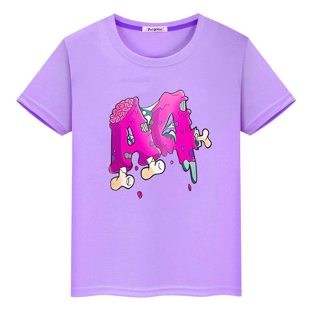 Donut A4 Print T Shirt for Kids Boy10year Tops 100%Cotton Tees Y2k One Piece Merch A4 Lamb Anime Short Pride Tshirt Girl Clothes