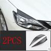 2P FOR NISSAN SENTRA 2016-2019 carbon fiber Front Eyebrow headlight eyelid cover