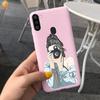 Чехол для Samsung Galaxy A11 Мальчик Девочка Забавный Мультяшный Кот Женщины Силиконовый Задний Чехол Для Samsung Galaxy A 11 SM-A115F 6.4 Funda Чехол