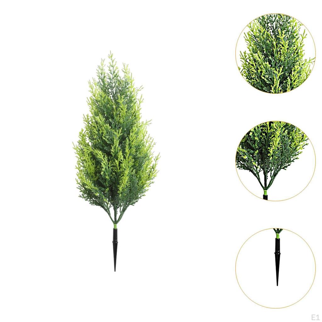 Искусственное садовое растение, газонный декор, многоразовое, премиум-декоративное, с колышком для установки в грунт, искусственное для