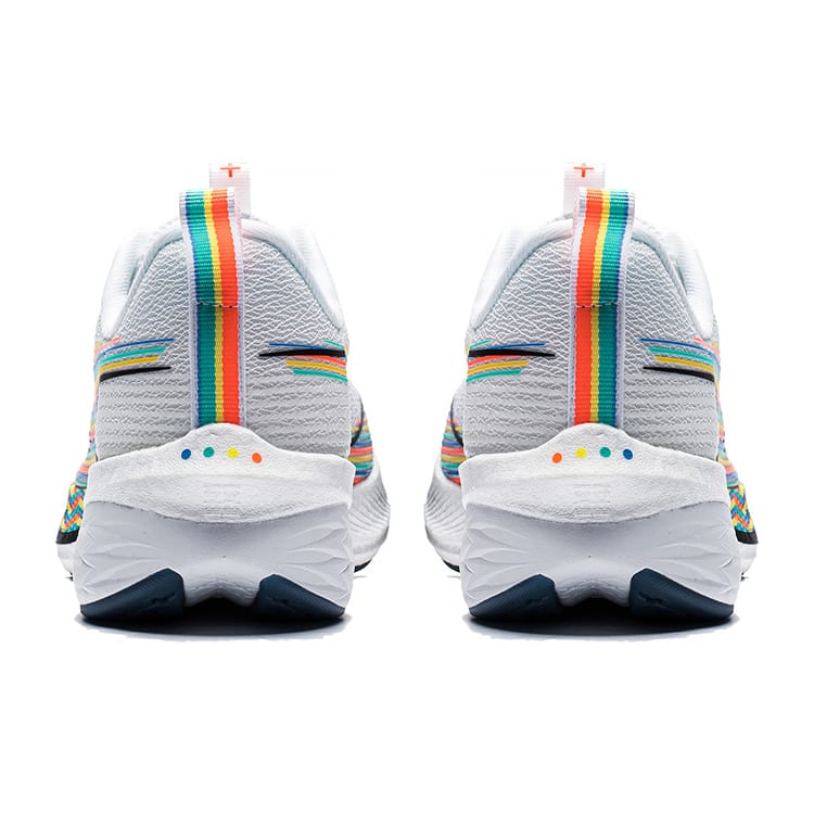 Li Ning Red Hare 6 Pro Универсальные Устойчивые к истиранию Дышащие Упругие Низкие Беговые Кроссовки Мужские Белые ARMT013-16