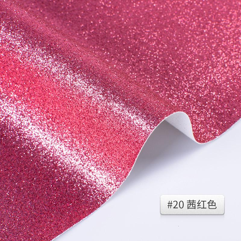 Faux Leather Fabric Glitter By The Meter for Upholstery Sofa Covers Diy Sewing Sequin PU Cloth Decorative Thickened Black White