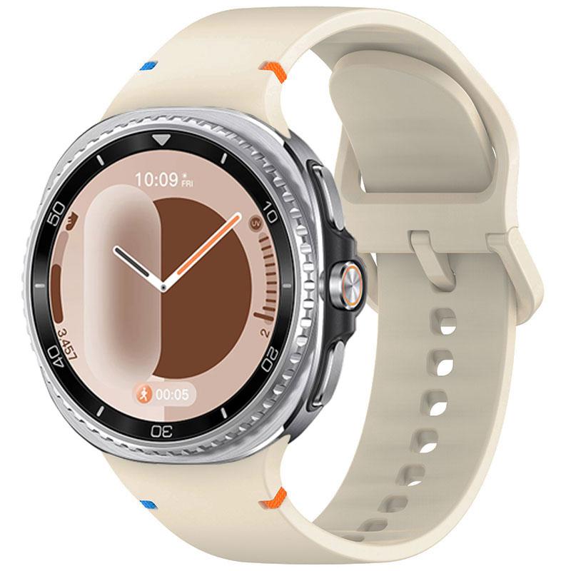 Силиконовый ремешок для Samsung Galaxy Watch 8 44 мм 40 мм/8 Classic 46 мм Спортивный Оригинальный Сменный Браслет Galaxy Watch 8 Correa