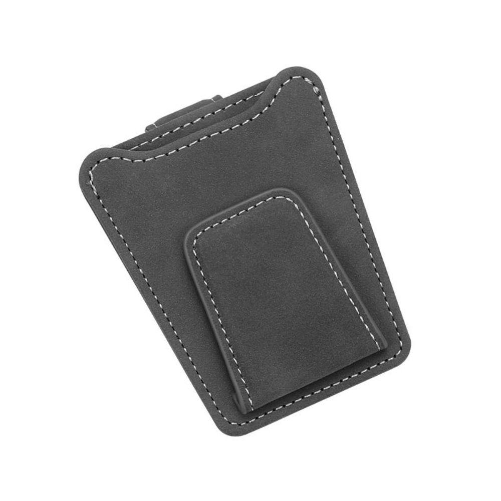 Magnetic Car Visor Sunglasses Organizer Wear-Resistant Sunglasses Holder Car Glasses Clip Cards