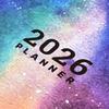 Планер на 2026 год - Еженедельный и ежемесячный планер на 2026 год, Янв 2026 - Дек 2026, 6,4" x 8,5", Помеченные закладки, Задний карман, Идеальный ежедневный органайзер