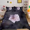 Flowers Printed Home Bedclothes Double Size Microfiber Bedspreads Gir Superior Design Comforter Cover Set