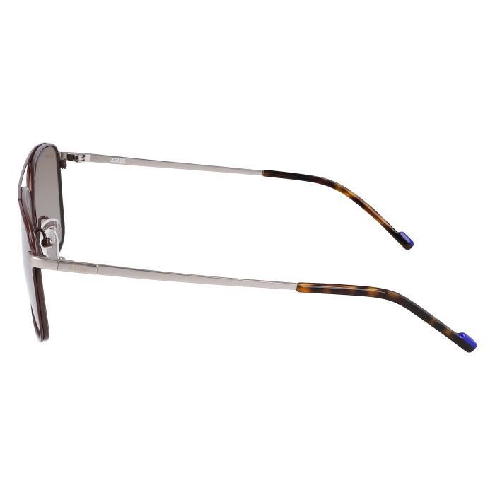 Lunettes de Soleil - ZEISS - ZS22116SP - Aviator - Brun - Titane - Homme