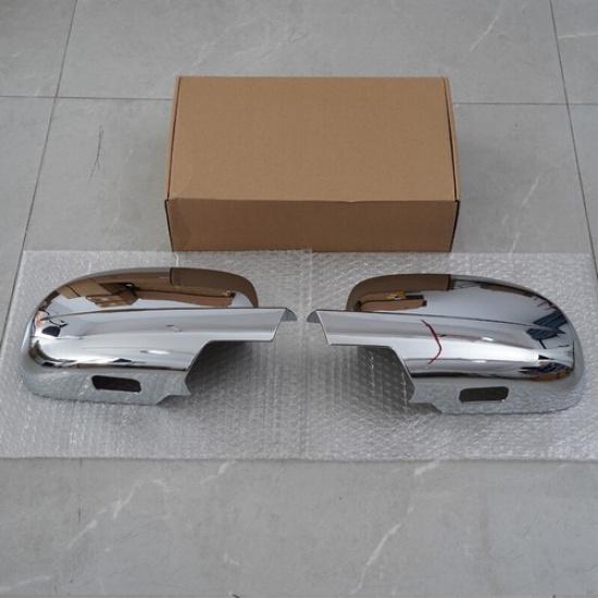 For 2007~2014 Chevy Silverado + GMC Sierra Tahoe Yukon Chrome FULL Mirror Cover