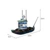 City Old Fishing Boat Mini Vessel Trawlboat Model Building Blocks Pirate Ship Sea Fisher Figures MOC Kids Toys Christmas Gifts