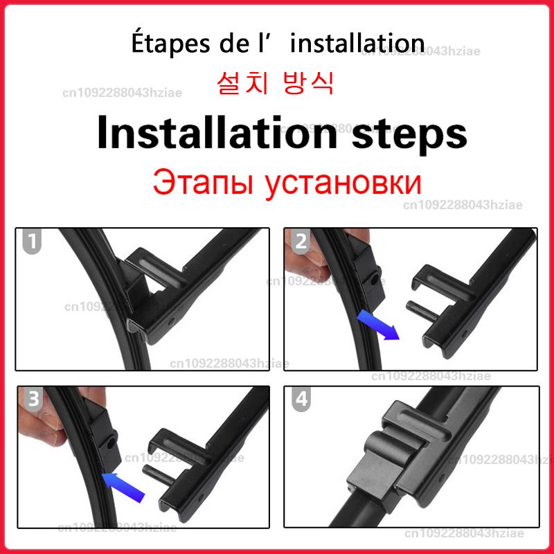For BMW 6 Series 640i 650i M6 640d F12 F13 F06 2011 2012 2013 2014 2015 2016 2017 Windscreen Wiper Blades Front Window Wiper
