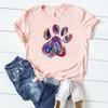 Футболка с цветочным котом, собакой, домашним животным, модная футболка, одежда 90-х годов, милый милый стиль, тренд, повседневная женская футболка с коротким рукавом и принтом, женская футболка с рисунком