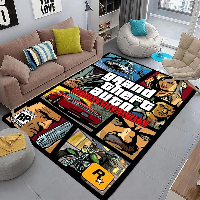 Grand Theft Auto Online: High-Octane Adventure carpet Suitable for all seasons Home Decor Fashion Christmas gifts Art