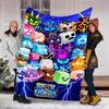Blox Fruits Theme Printed Blanket - Perfect for Couch, Bed, Travel & Outdoor Use | Machine Washable, Cozy & Durable.