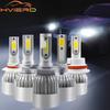 2Pcs Car Led Headlight C6 H1 H3 H4 H7 H11 HB3 9005 HB4 9006 COB 72W 7600lm Auto Front Fog Bulb Automobile Headlamp Led 6500K