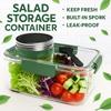 Герметичный Контейнер для Салата Портативный Сохраняющий Свежесть Салатница Новая Салатная Капсула Банка Мейсона Дом Улица