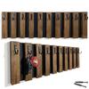 Wooden key hanger Lamele 60cm brown