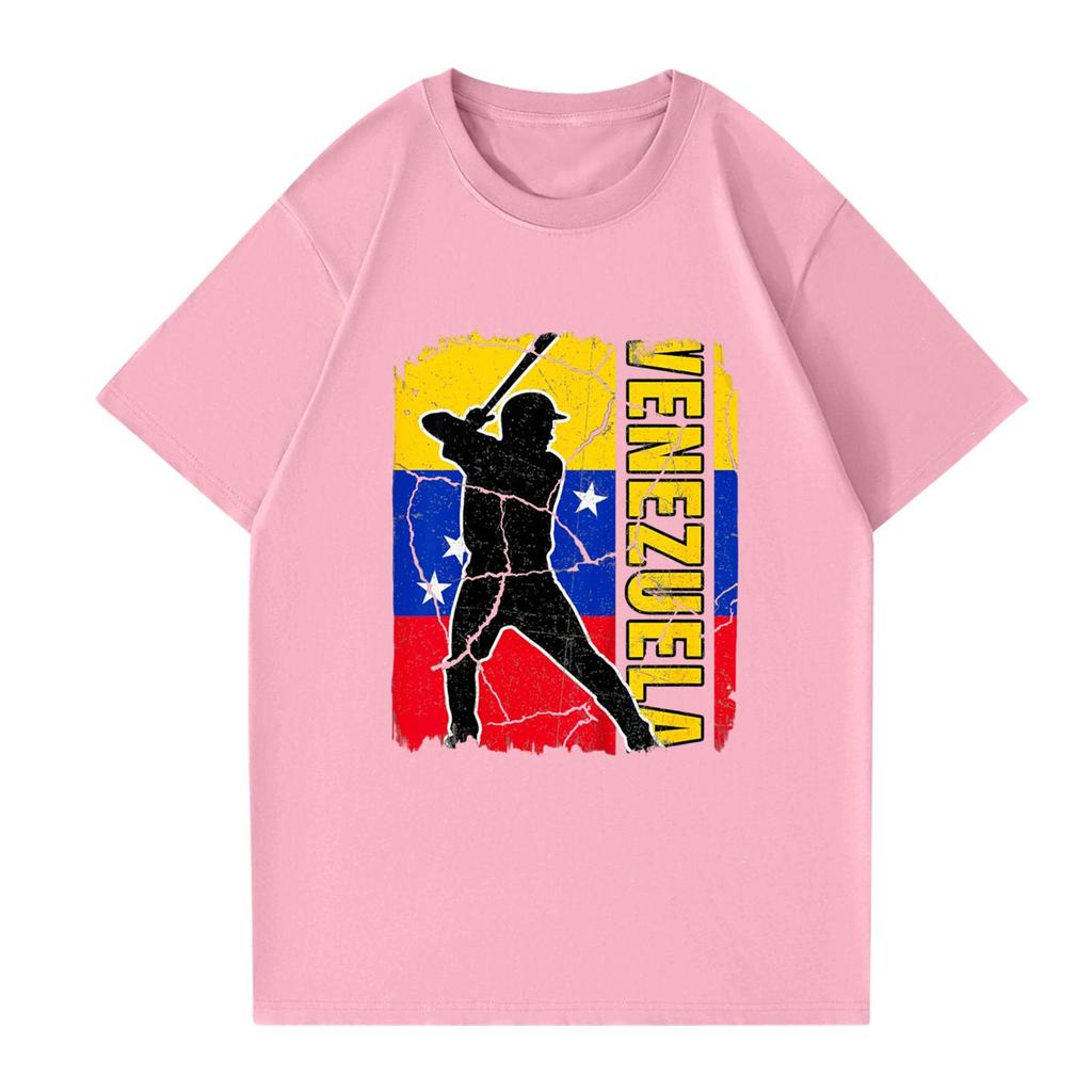 Женская и мужская модная футболка с круглым вырезом, повседневная, с принтом, с коротким рукавом