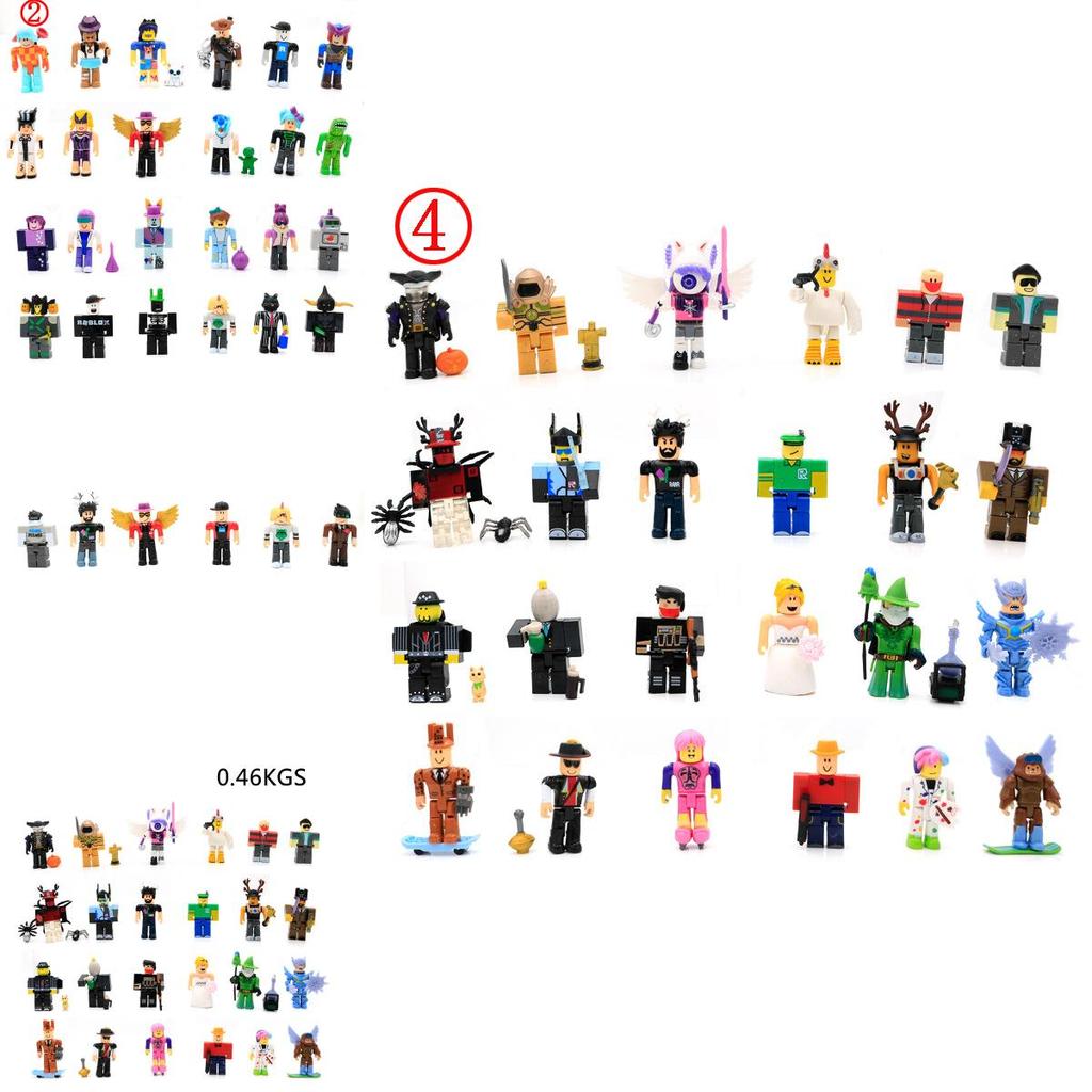 Яркий набор из 24 фигурок персонажей игр Roblox. Идеально подходит в качестве подарка для детей.
