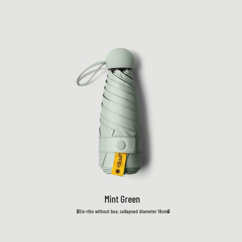 Скидка 50% на женский складной зонт от солнца с защитой от УФ-лучей - Ультралегкий, для дождя или солнца