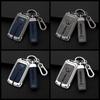 Leather Car Key Case Cover Bag Shell Fob For Mazda 3 Alexa CX4 CX5 CX8 2019 2020 3 4 Buttons 2017 2018 Keychain Auto Accessories FF28