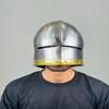 Немецкий шлем-салад, средневековый, 18 г, мягкий стальной шлем, LARP, косплей, костюм на Хэллоуин, готический доспех, шлем, лучший подарок