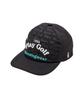 [Munsingwear] Cap with Logo Print, 3D Embroidery, Sweat-wicking, Quick-drying, One-touch Buckle, Golf, MG5SCP20M, Men's, BK00 (black)